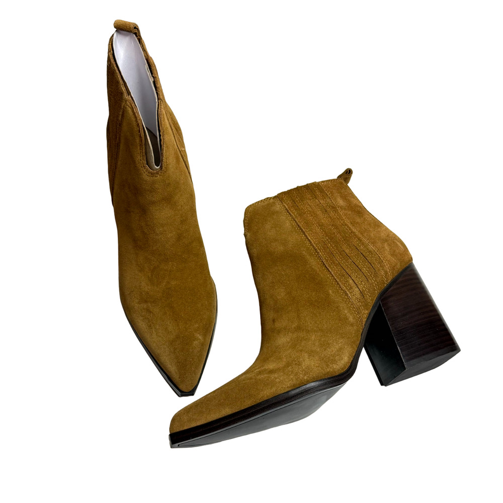 Marc Fisher Brown Maree Bootie NEW Size 9 - Picture 2 of 8